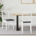 vidaXL Eetstoelen 2 pcs Lichtbruin 50 x 52,5 x 91 cm