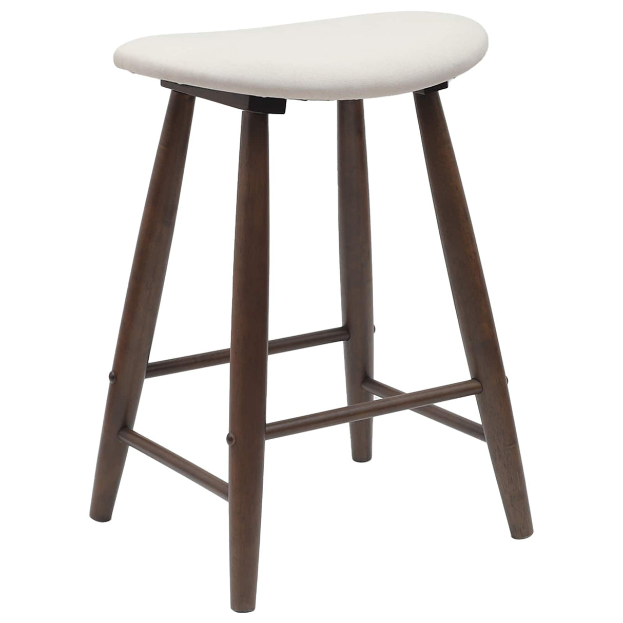 vidaXL Eetstoelen 2 pcs Lichtbruin 46 x 37 x 63 cm Massief Rubberhout