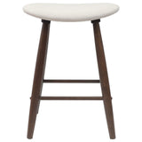vidaXL Eetstoelen 2 pcs Lichtbruin 46 x 37 x 63 cm Massief Rubberhout