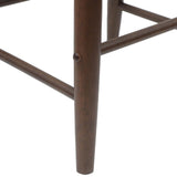 vidaXL Eetstoelen 2 pcs Lichtbruin 46 x 37 x 63 cm Massief Rubberhout