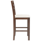 vidaXL Eetstoelen 2 pcs Lichtbruin 40 x 47,5 x 99,5 cm