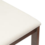 vidaXL Eetstoelen 2 pcs Lichtbruin 40 x 47,5 x 99,5 cm