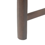 vidaXL Eetstoelen 2 pcs Lichtbruin 48 x 49 x 95 cm Massief Rubberhout
