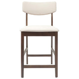vidaXL Eetstoelen 2 pcs Lichtbruin 48 x 49 x 95 cm Massief Rubberhout