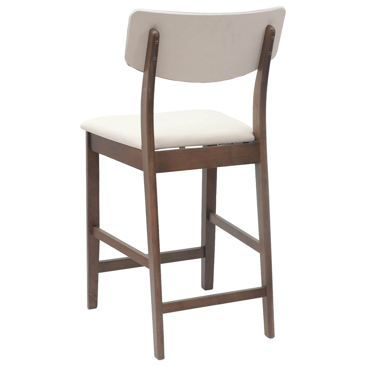 vidaXL Eetstoelen 2 pcs Lichtbruin 48 x 49 x 95 cm Massief Rubberhout