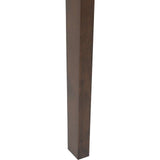 vidaXL Eetkamerstoel 2 pcs Lichtbruin en Licht Massief Rubberhout