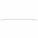 vidaXL Zeilbeugel voor aanhangers 2 pcs Zilver 100-145 cm Aluminium