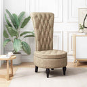 vidaXL Slipperstoel Bruin 56,5 x 70 x 110 cm Kunst Suède Leer