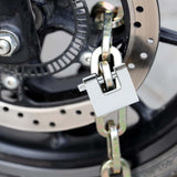 vidaXL Padlock Silver Steel