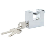 vidaXL Padlock Silver Steel