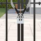 vidaXL Padlock Silver Steel
