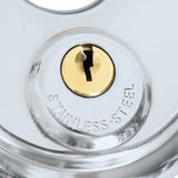 vidaXL Discusloten met sleutels 2 pcs Zilver 6 x 2,3 x 6 cm