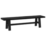 vidaXL Eetbank NOAIN A-vormige poten 180x40x45 cm massief hout