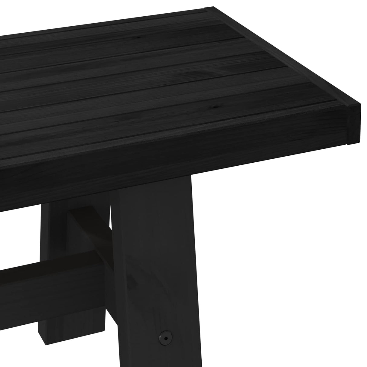 vidaXL Eetbank NOAIN A-vormige poten 180x40x45 cm massief hout