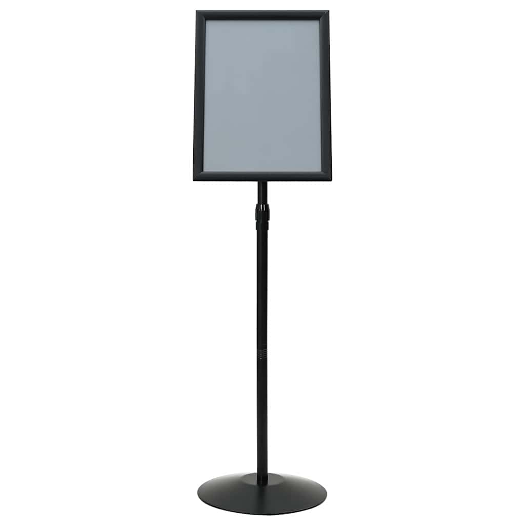 vidaXL Pedestal Poster Stand Silver A3 PVC and Steel