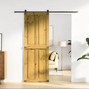 vidaXL Schuifdeur Corona HoningBruin 70 x 210 cm Massief grenenhout