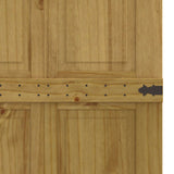 vidaXL Schuifdeur Corona HoningBruin 70 x 210 cm Massief grenenhout