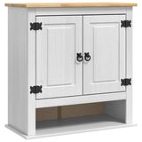 vidaXL Wall Cabinet Corona White 70 x 33 x 71.5 cm Solid Pine Wood