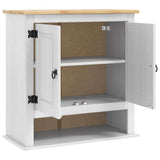 vidaXL Wall Cabinet Corona White 70 x 33 x 71.5 cm Solid Pine Wood