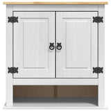 vidaXL Wall Cabinet Corona White 70 x 33 x 71.5 cm Solid Pine Wood