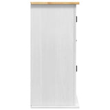 vidaXL Wall Cabinet Corona White 70 x 33 x 71.5 cm Solid Pine Wood