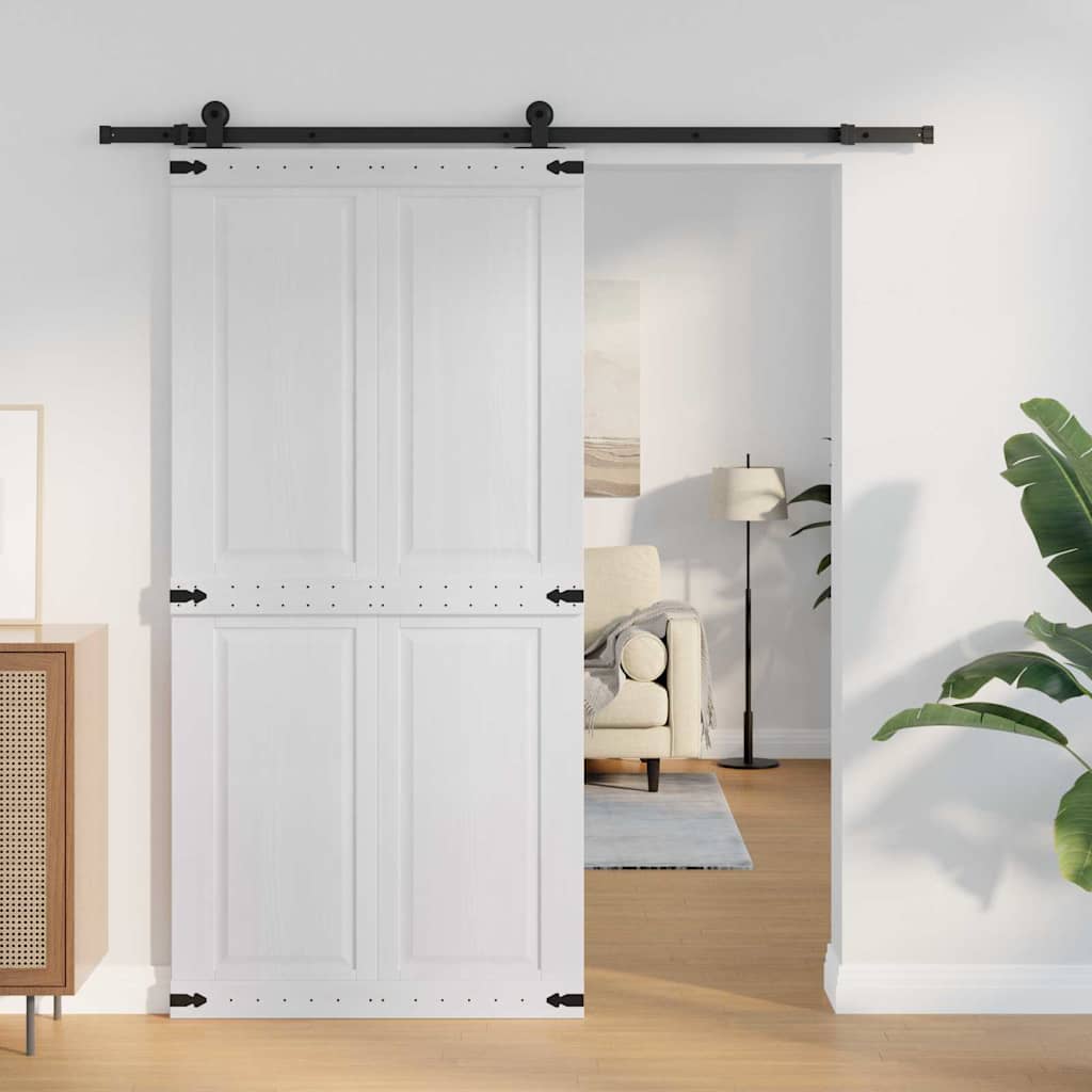 vidaXL Schuifdeur Corona HoningBruin 70 x 210 cm Massief grenenhout