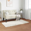 vidaXL Faux Schaapsvacht Tapijt Tafalla Wit 60 x 110 cm Polyester