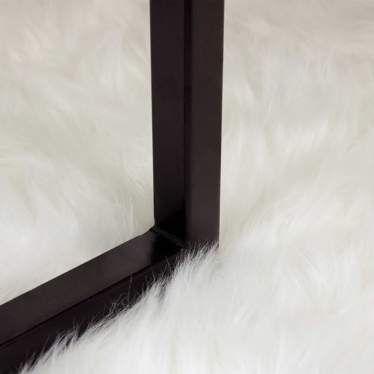 vidaXL Faux Schaapsvacht Tapijt Tafalla Wit 60 x 110 cm Polyester