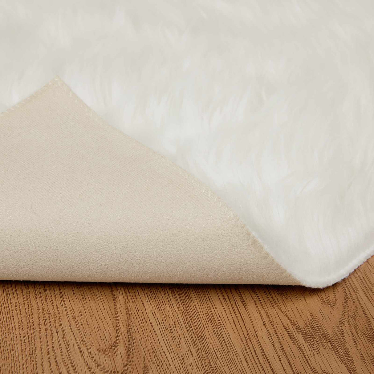 vidaXL Faux Schaapsvacht Tapijt Tafalla Wit 60 x 110 cm Polyester