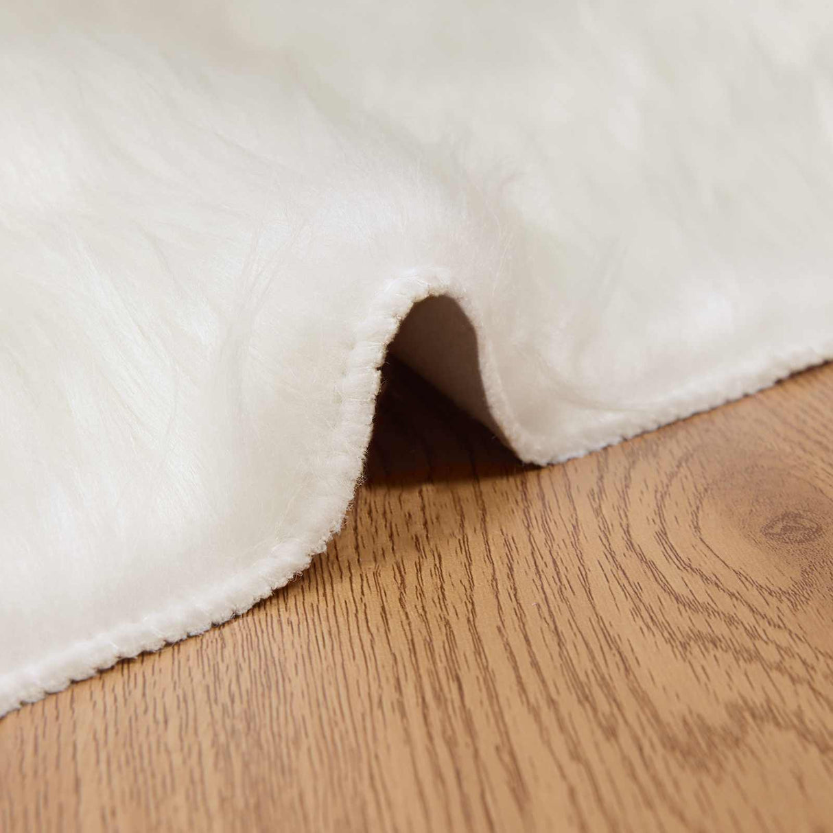 vidaXL Faux Schaapsvacht Tapijt Tafalla Wit 60 x 110 cm Polyester