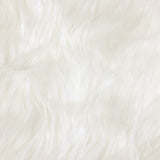 vidaXL Faux Schaapsvacht Tapijt Tafalla Wit 60 x 110 cm Polyester