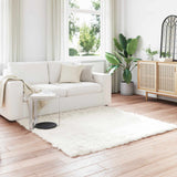 vidaXL Faux Schaapsvacht Tapijt Tafalla Wit 60 x 110 cm Polyester
