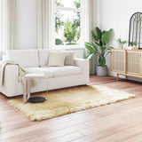 vidaXL Faux Schaapsvacht Tapijt Tafalla Wit 60 x 110 cm Polyester