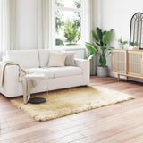 vidaXL Faux Schaapsvacht Tapijt Tafalla Wit 60 x 110 cm Polyester