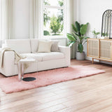 vidaXL Faux Schaapsvacht Tapijt Tafalla Wit 60 x 110 cm Polyester