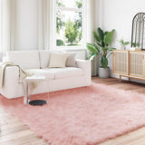 vidaXL Faux Schaapsvacht Tapijt Tafalla Wit 60 x 110 cm Polyester