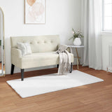 vidaXL Antislip neplamellen schapenvacht tapijt Olite Wit 60 x 110 cm