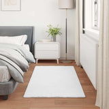 vidaXL Antislip neplamellen schapenvacht tapijt Olite Wit 60 x 110 cm