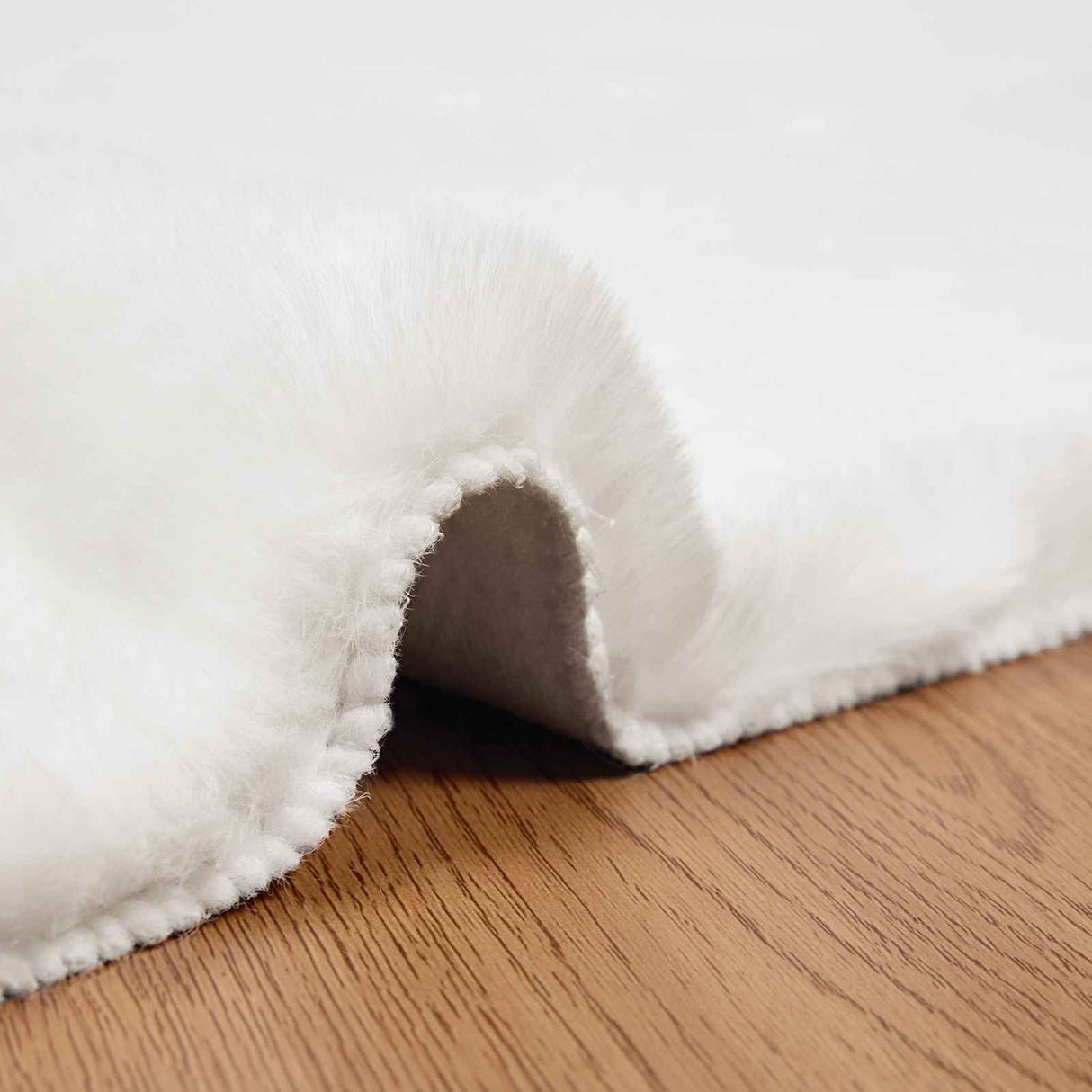 vidaXL Antislip neplamellen schapenvacht tapijt Olite Wit 60 x 110 cm