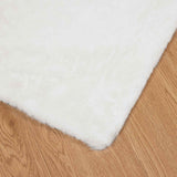 vidaXL Antislip neplamellen schapenvacht tapijt Olite Wit 60 x 110 cm