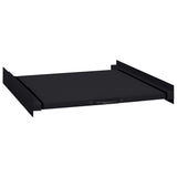 vidaXL Tussenplank voor Wasmachine Zwart 60 x 60 x 8 cm Staal