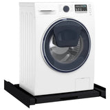 vidaXL Tussenplank voor Wasmachine Zwart 60 x 60 x 8 cm Staal