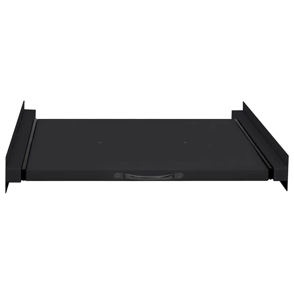 vidaXL Tussenplank voor Wasmachine Zwart 60 x 60 x 8 cm Staal