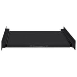 vidaXL Tussenplank voor Wasmachine Zwart 60 x 60 x 8 cm Staal
