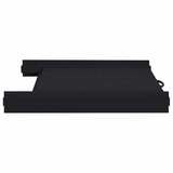vidaXL Tussenplank voor Wasmachine Zwart 60 x 60 x 8 cm Staal
