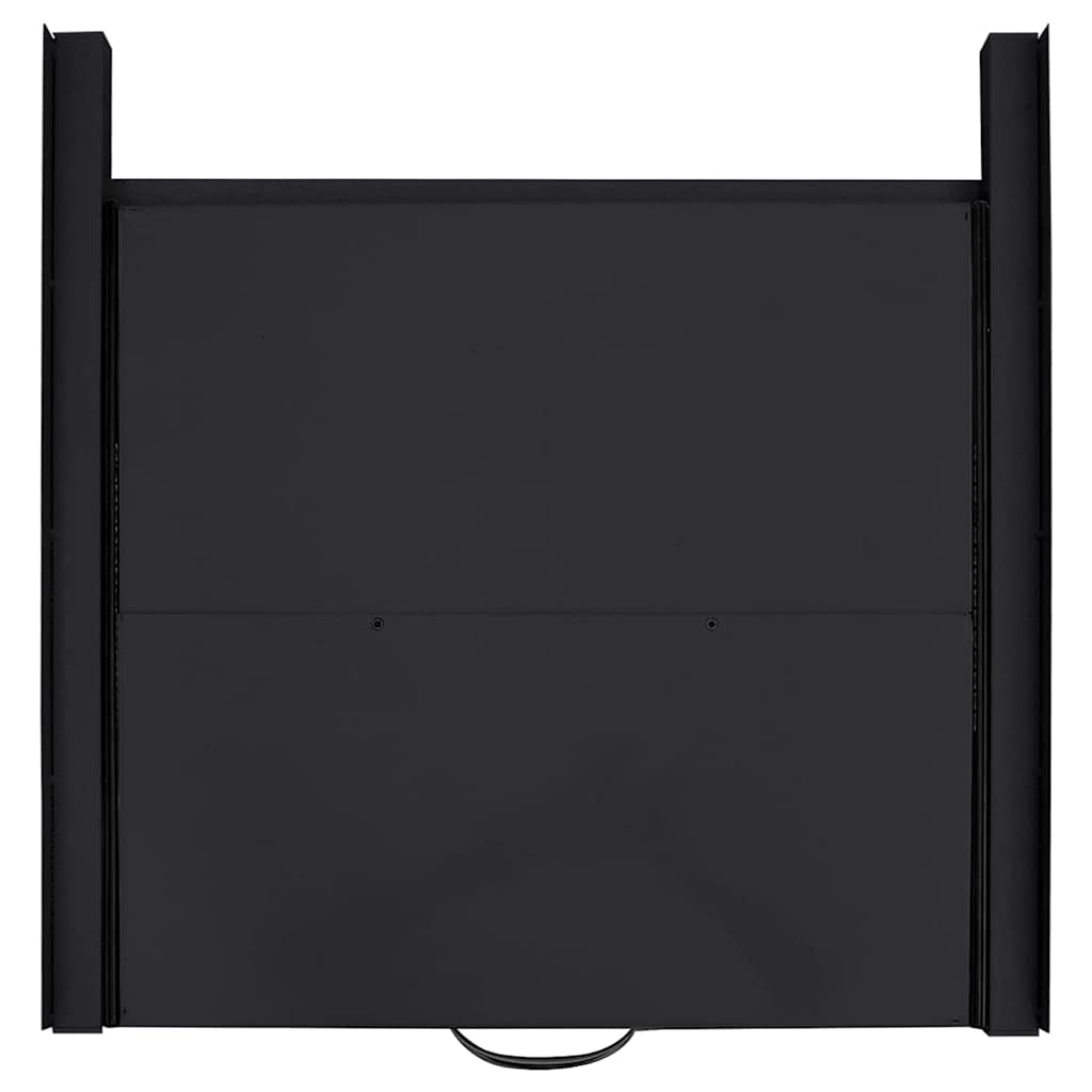vidaXL Tussenplank voor Wasmachine Zwart 60 x 60 x 8 cm Staal