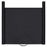 vidaXL Tussenplank voor Wasmachine Zwart 60 x 60 x 8 cm Staal