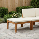 vidaXL Coffee Table Solid Acacia Wood Natural 60 x 60 x 30 cm
