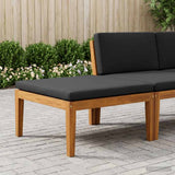vidaXL Coffee Table Solid Acacia Wood Natural 60 x 60 x 30 cm