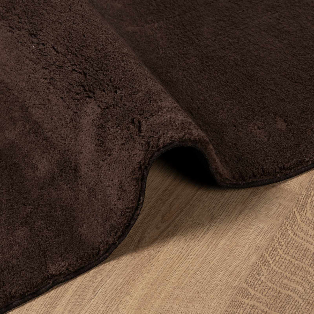 vidaXL Vloerkleed HUARTE laagpolig zacht wasbaar 60x110 cm antraciet
